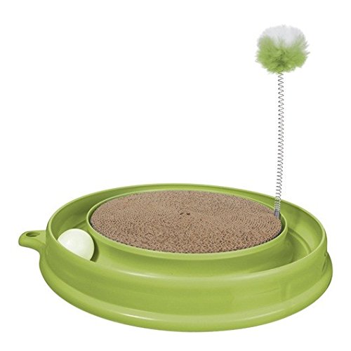 Catit Juguete para Gatos Play 'n Scratch, Verde, Pequeño
