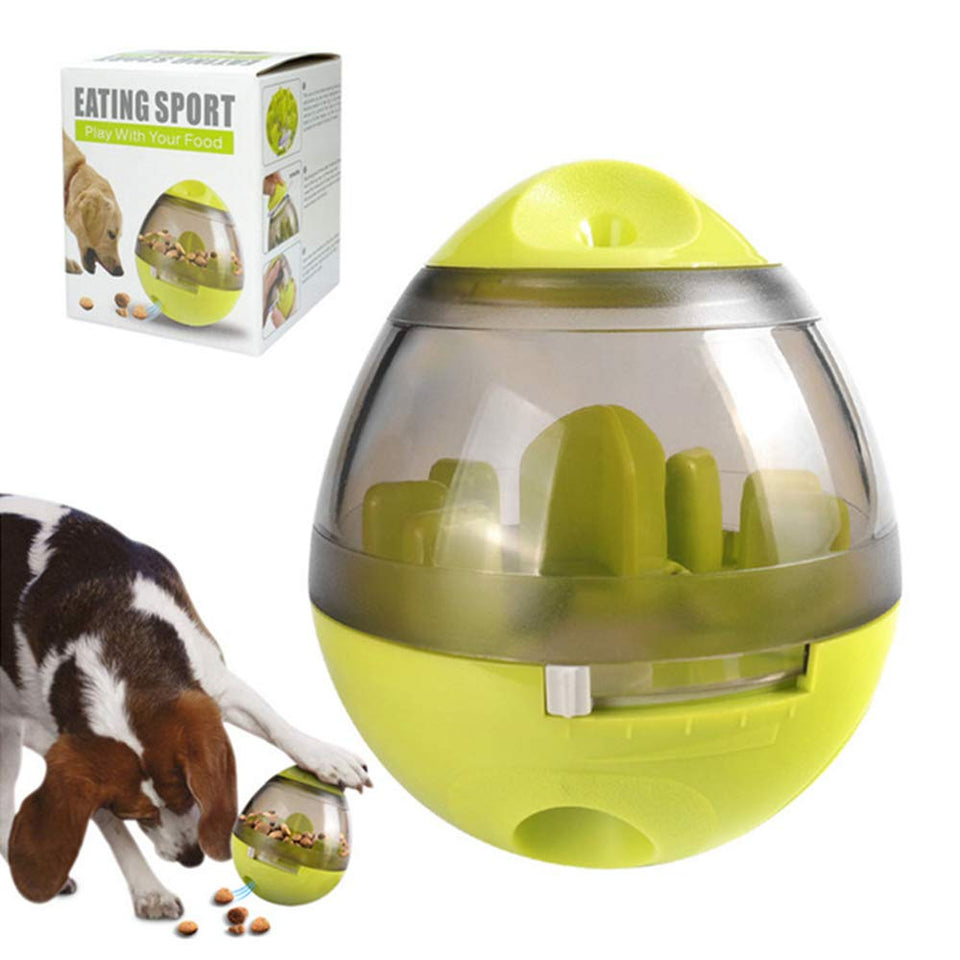 Uplayteck Juguetes para Perros, Pets IQ Treat Ball Pelotas de Juguetes Interactivos para Mascotas Divertido comedero para Perros con Alimentación Lenta, Alimentador Premios para Perros y Gatos