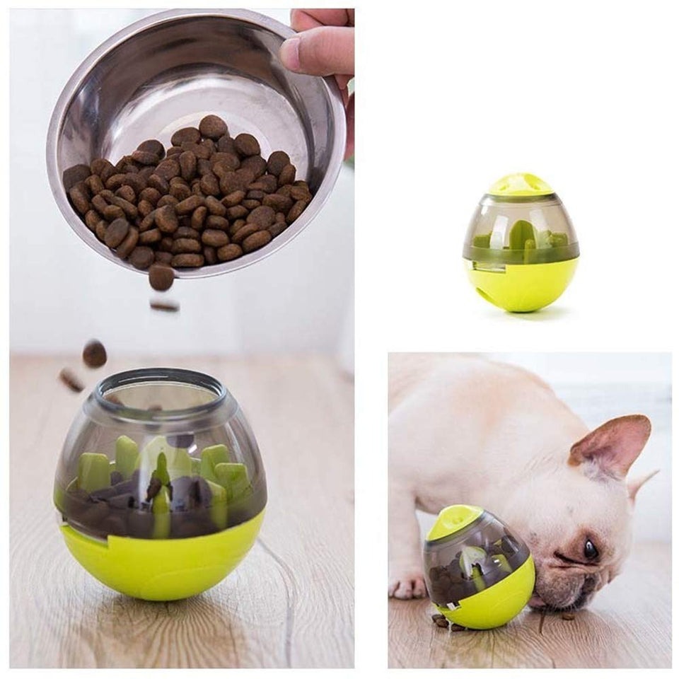 Uplayteck Juguetes para Perros, Pets IQ Treat Ball Pelotas de Juguetes Interactivos para Mascotas Divertido comedero para Perros con Alimentación Lenta, Alimentador Premios para Perros y Gatos