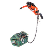 Homyl 2 Piezas Buzo Tesoro de Acuario Accesorios Diseñado con Detalles Realistas Cómodo