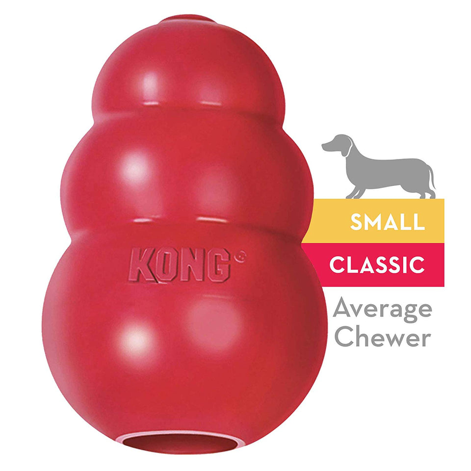 KONG Classic Juguete para Perro, pequeño, Rojo