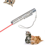 Ausein Juguete para Gato, 3 en 1 Captura de Carga USB Interactiva, Herramienta de Entrenamiento para Gatos con Ejercicio de Luz LED USB Recargable con Iluminación,Gato Gracioso, Luz Morada