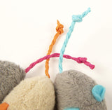 SmartyKat Catnip Juguetes para Gatos, Critter Critter, Gray, Beige, Paquete de 3