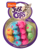 Hartz Juguete para Gato Kitty Frenzy 12 Pz, Colores Surtidos