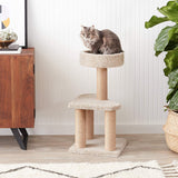 AmazonBasics - Árbol de actividades con poste rascador para gatos, Mediano