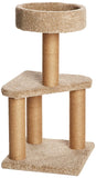 AmazonBasics - Árbol de actividades con poste rascador para gatos, Mediano