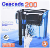 Penn-Plax Cascade - Filtro para Acuario con Sistema de filtración de cuádruple, Negro, Cascade 200